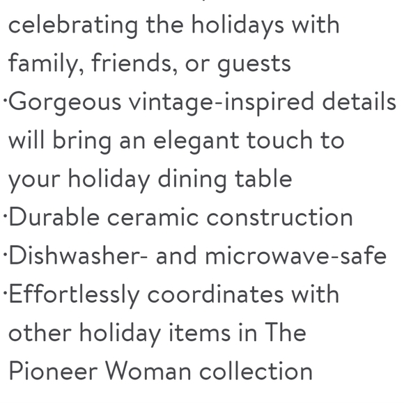 2022 New Pioneer Woman Wishful Winter Christmas Appetizer Plates - Picture 3 of 4